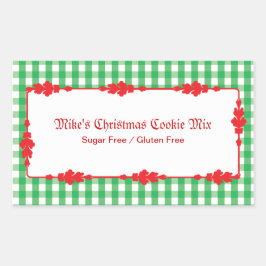 Canning Labels Rechteckiger Aufkleber