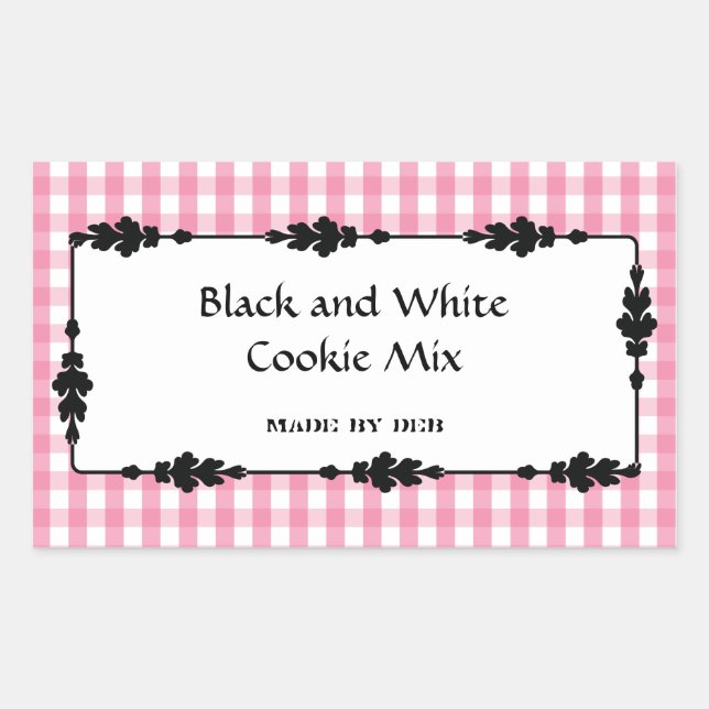 Canning Labels Rechteckiger Aufkleber (Vorderseite)