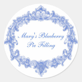 Canning Labels Runder Aufkleber