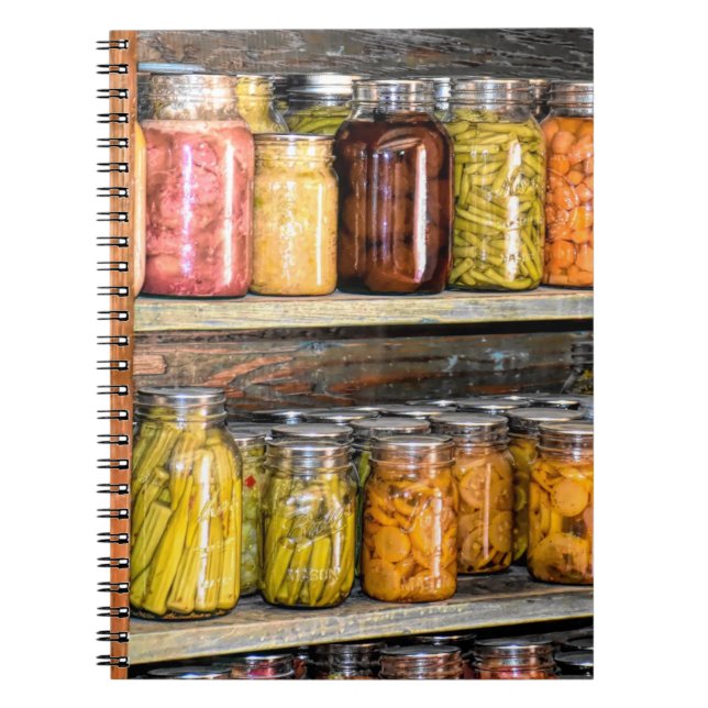 Canning Preserve Fall Harvest Notizblock (Vorderseite)