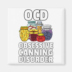 Canning Season Gift Jar Pickling Gardener _1 Magnet