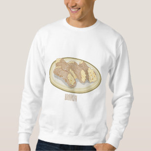 Cannoli Cartoon-Illustration  Sweatshirt