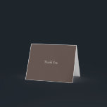 Cannoli creme & mocha , geklappt Danke Karte<br><div class="desc">Koordination der Dankeschön-Karte für Abschluss_dinner_luncheon_kupfer_mocha_color_foil_Einladung-256551930828786115</div>