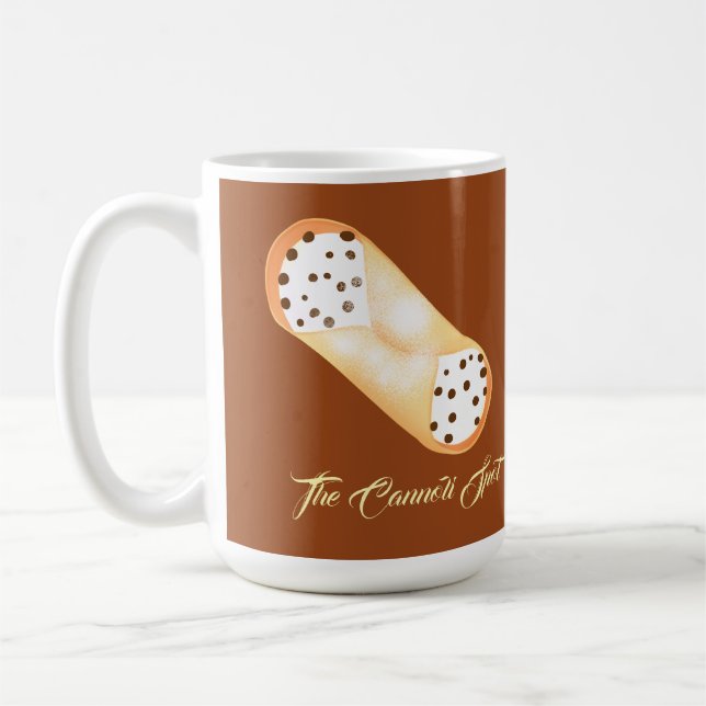 Cannoli Dessert Kaffeetasse (Links)