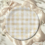 Cannoli Gender Neutral Beige Italian Baby Shower Pappteller<br><div class="desc">Planning a Little Cannoli Baby Shower? This adorable Italian themed baby shower Paper Plates features watercolor cannoli pastries and a sweet bakery aesthetic. Perfect for a Sweet Little Cannoli Is on the Way celebration.</div>