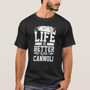 Cannoli Italienische Konditorei Rezepte Kuchen Ita T-Shirt