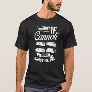 Cannoli Italienische Konditorei Rezepte Kuchen Ita T-Shirt