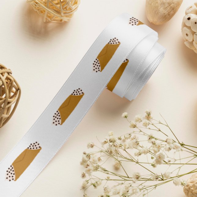 Cannoli Print Satin Ribbon Satinband (Von Creator hochgeladen)