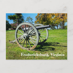 Cannon auf dem Schlachtfeld von Fredericksburg Postkarte