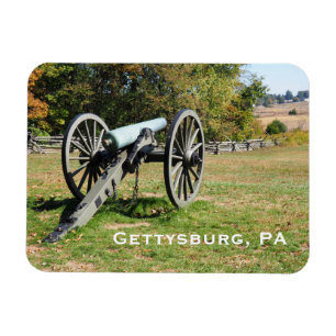 Cannon auf dem Schlachtfeld von Gettysburg Magnet
