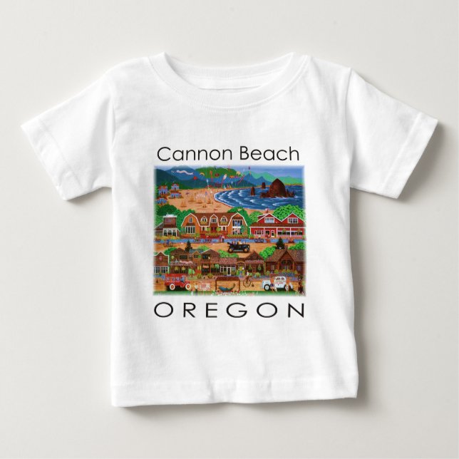 Cannon Beach ~ Oregon Baby T-shirt (Vorderseite)