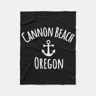 Cannon Beach Oregon Bootfahren Segeln Küstenboot A Fleecedecke