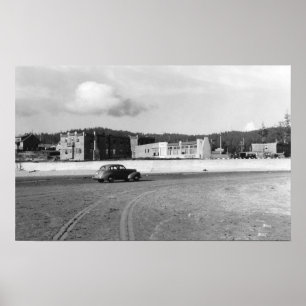 Cannon Beach, Oregon Ecola Inn View Foto Poster