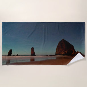 Cannon Beach Oregon Haystack Rock Strandtuch