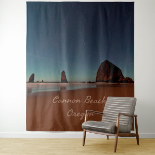 Cannon Beach Oregon Haystack Rock Wandteppich