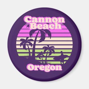 Cannon Beach Oregon im Vintage-Stil Magnet