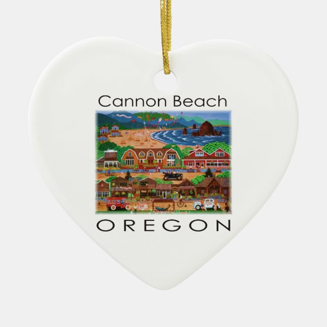 Cannon Beach ~ Oregon Keramikornament (Vorne)