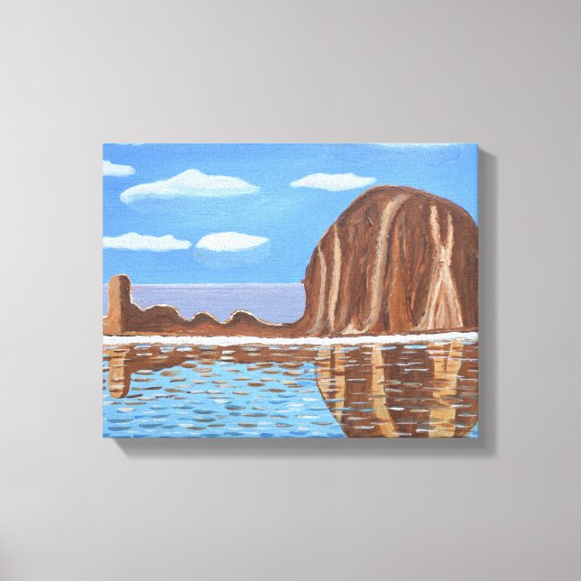 Cannon Beach Oregon Leinwand (Vorderseite)