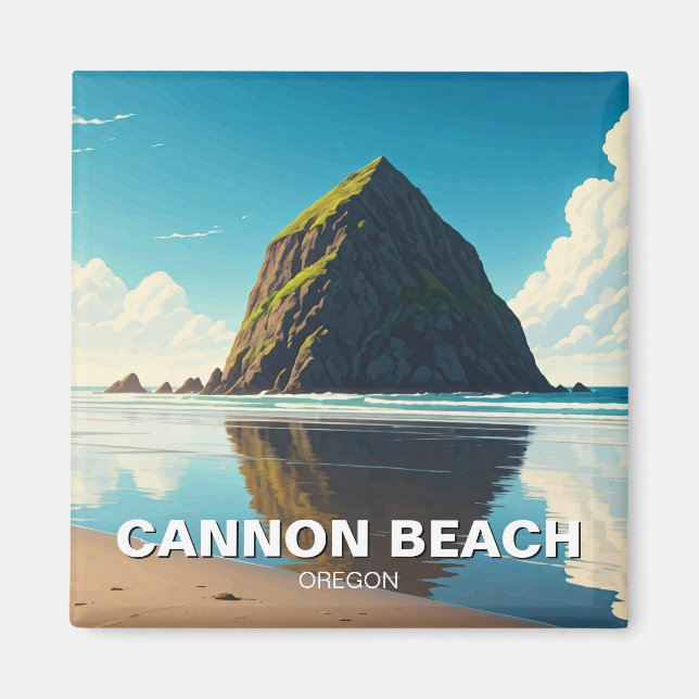 Cannon Beach Oregon Magnet (Vorne)