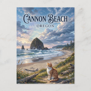 Cannon Beach Oregon Postkarte