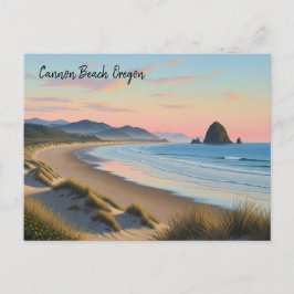 Cannon Beach Oregon Travel Postkarte
