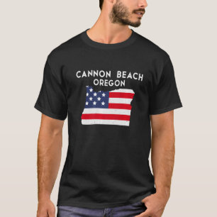 Cannon Beach Oregon USA Staat America Travel Orego T-Shirt
