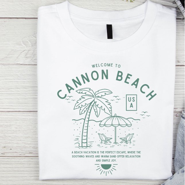 Cannon Beach Oregon Vintag T-Shirt (Von Creator hochgeladen)