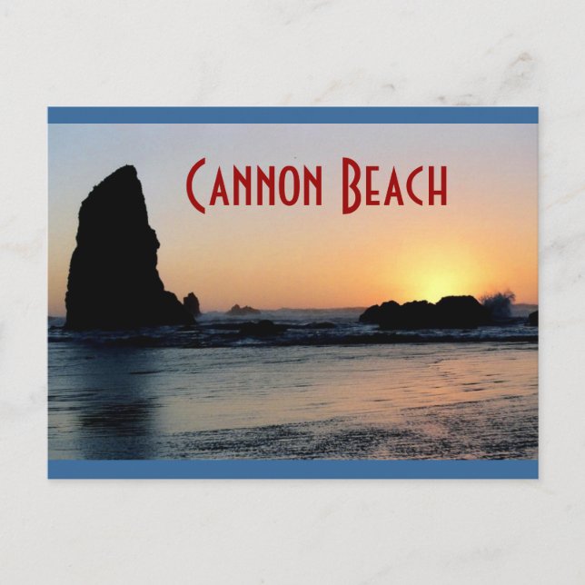 Cannon Beach Postcard Postkarte (Vorderseite)