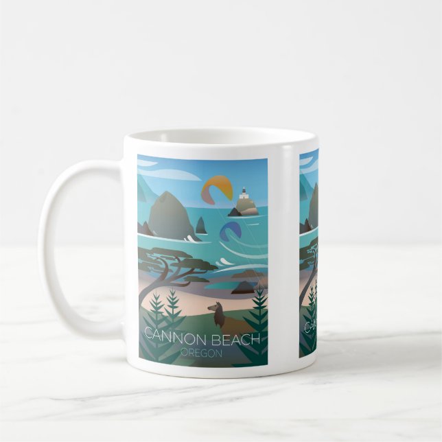 Cannon Beach Tasse (Links)