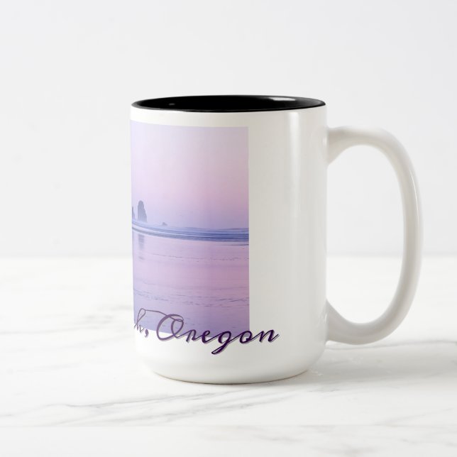 Cannon Beach Zweifarbige Tasse (Rechts)