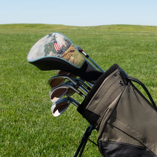 Cannon Fire Golf Headcover (In SItu)