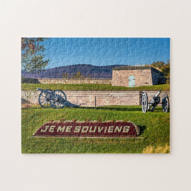 Cannon Memorial Quebec. Puzzle (Horizontal)