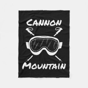 Cannon Mountain Franconia Notch Skifahren Skifahre Fleecedecke