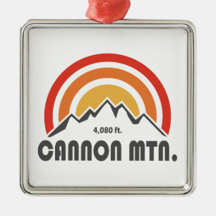 Cannon Mountain New Hampshire Ornament Aus Metall