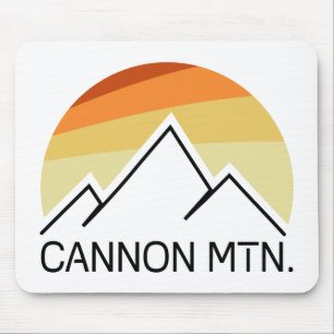 Cannon Mountain New Hampshire Retro Mousepad