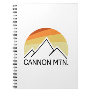 Cannon Mountain New Hampshire Retro Notizblock