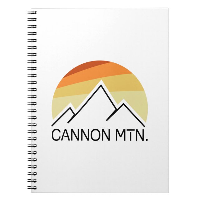 Cannon Mountain New Hampshire Retro Notizblock (Vorderseite)