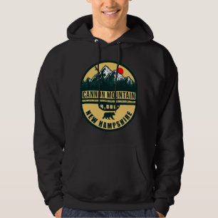 Cannon Mountain New Hampshire - Skifahren Retro Hoodie