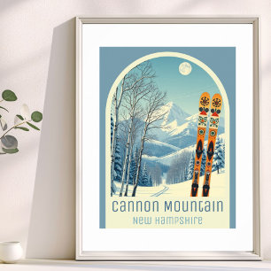 Cannon Mountain New Hampshire Skigebiet Poster