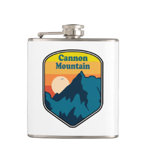 Cannon Mountain New Hampshire Sonnenaufgang Flachmann