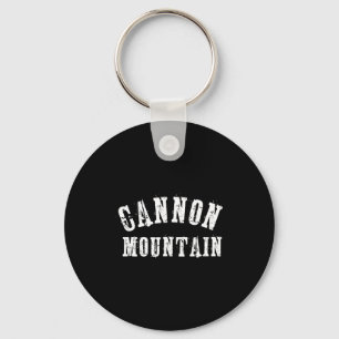 Cannon Mountain rustikaler grungiger Kunsthandwerk Schlüsselanhänger
