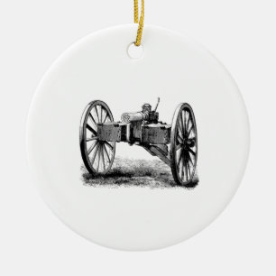 CANNON VINTAGE KERAMIK ORNAMENT