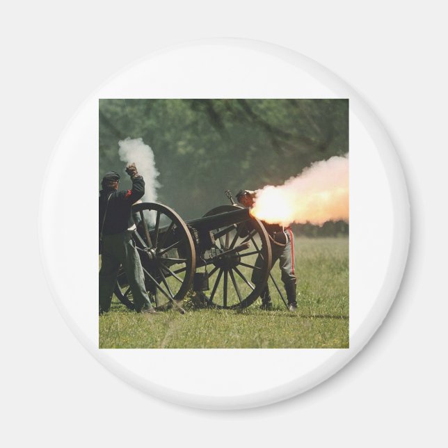 Cannon ziviler Krieg Magnet (Vorne)