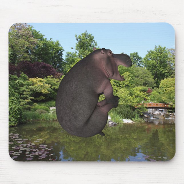 Cannonball Hippo Mousepad (Vorne)