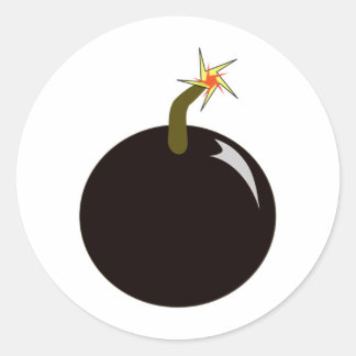 Cannonball Round Shot Bomb Cannon Ball Pirate Runder Aufkleber