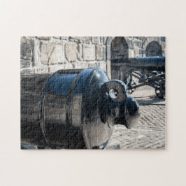 Cannons Edinburgh Castle. Puzzle