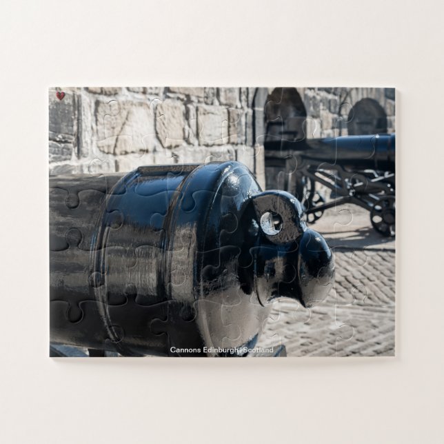 Cannons Edinburgh Scotland Puzzle (Horizontal)