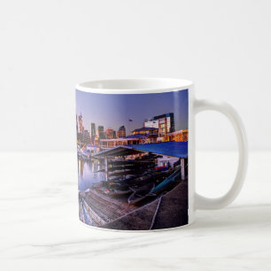 Canoas Al Atardecer - Kanus am Sonnenuntergang Tasse