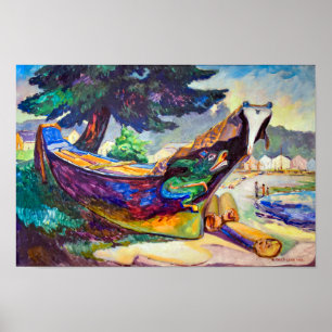 Canoe aus dem Indischen Krieg   Emily Carr   Poster