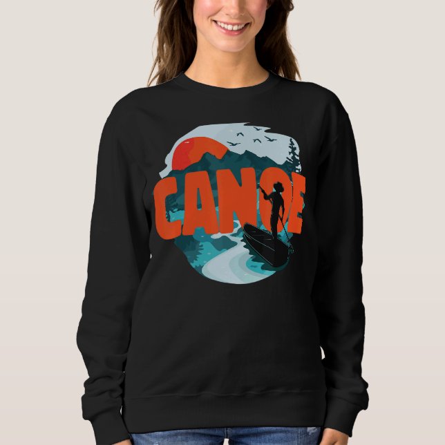 Canoe Canoeing Canoe Sweatshirt (Vorderseite)